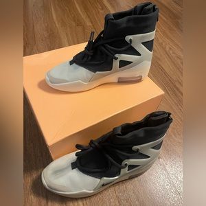 Nike Air Fear Of God FOG 1 Black/String “The Question” size 9